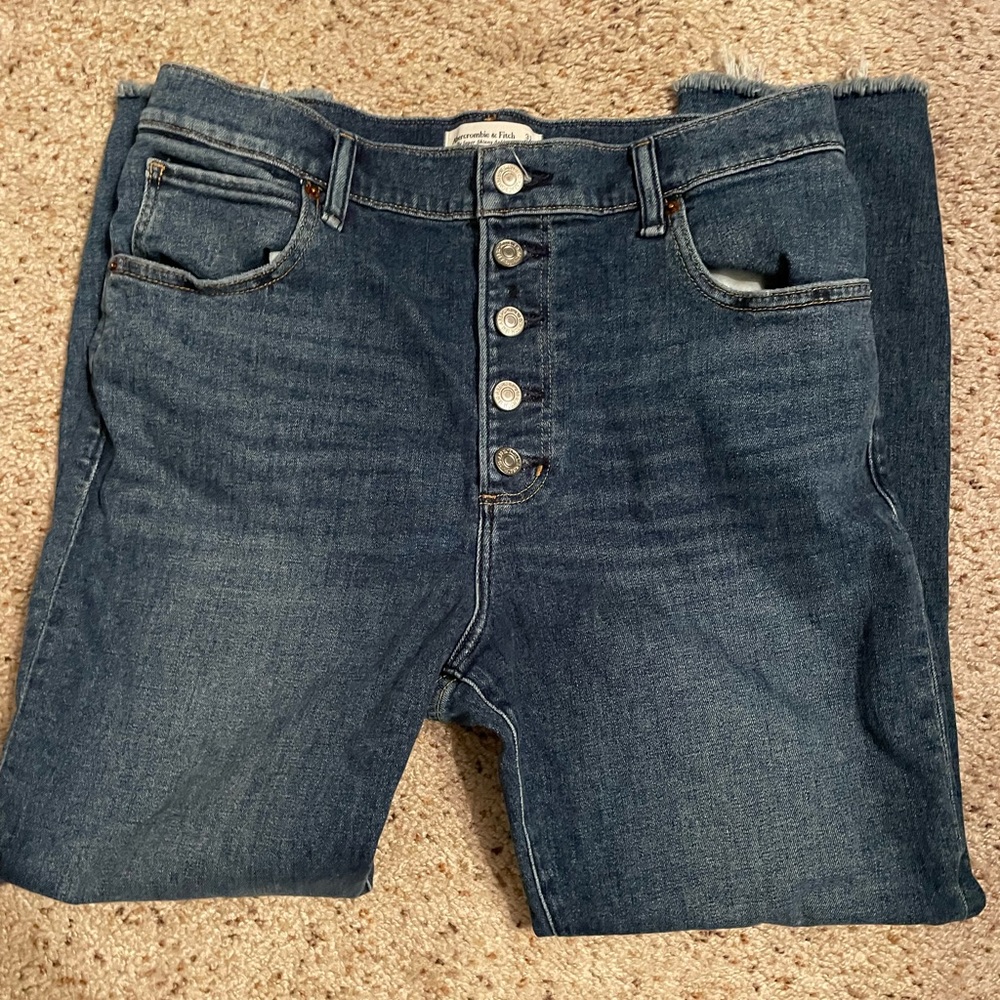 Abercrombie & Fitch Super Skinny Ankle High Rise Jean